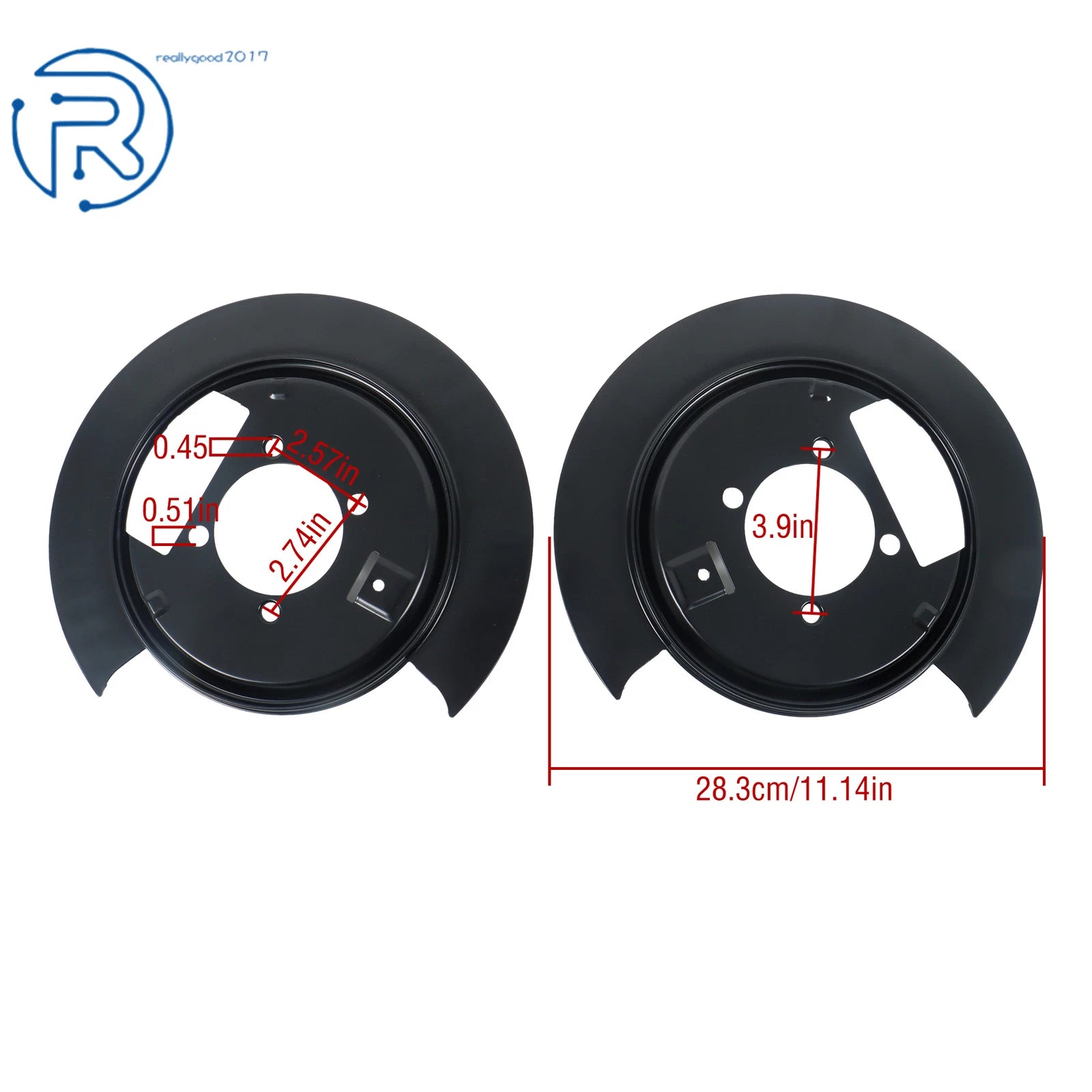 Brake Dust Shields for Chevrolet Blazer S10 GMC Jimmy Sonoma (1994–2005)