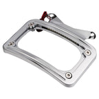 Curved License Plate Frame LED Light for Harley Road King (2017–2023)