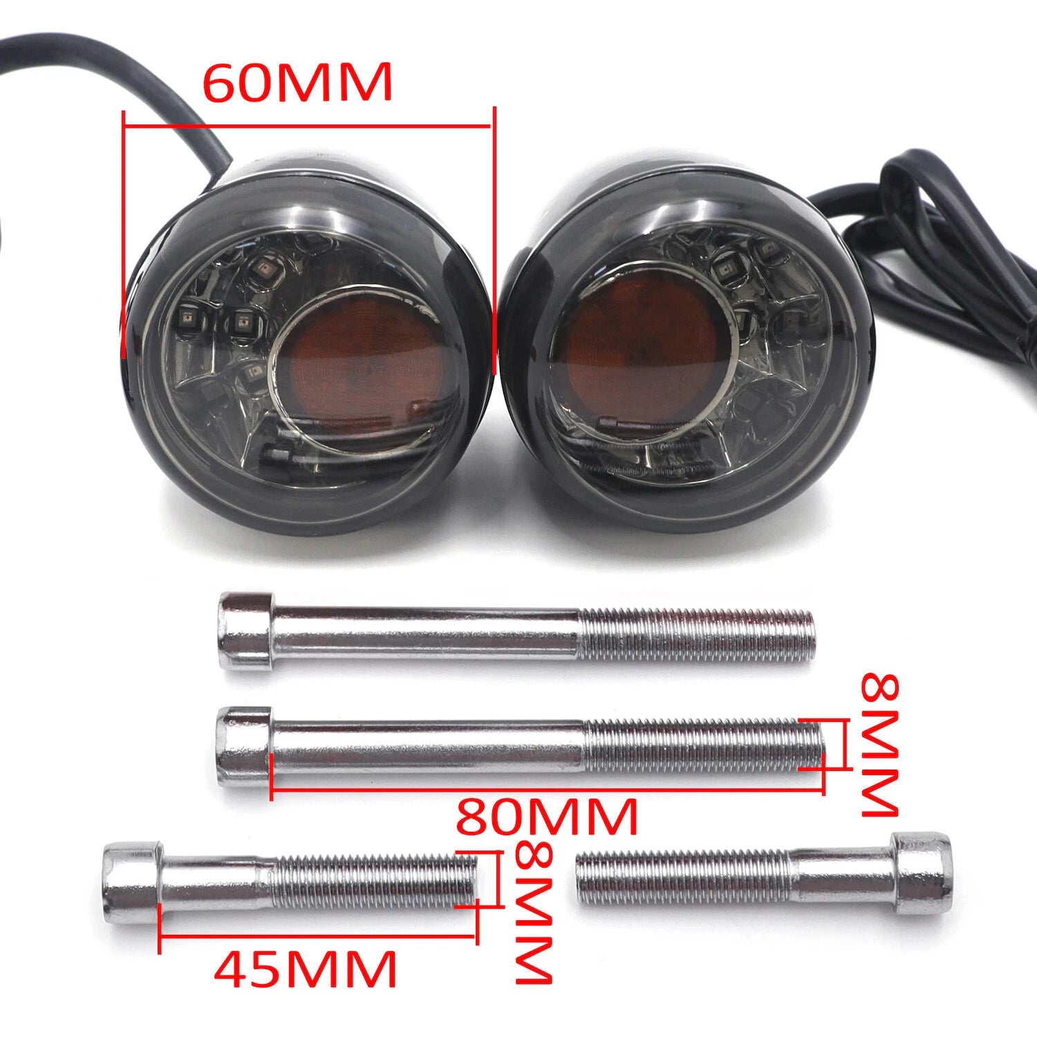 Rear LED Running Brake Turn Signal Indicator for Harley Softail (2018–2023)