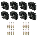NGK DIS 8 Ignition Coil & 16 Nickel Spark Plugs Kit for CLK55 AMG (2005–2006)