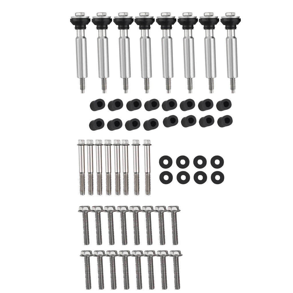 Aluminum Finned Valve Covers for LS Engines (Year Range Not Specified)