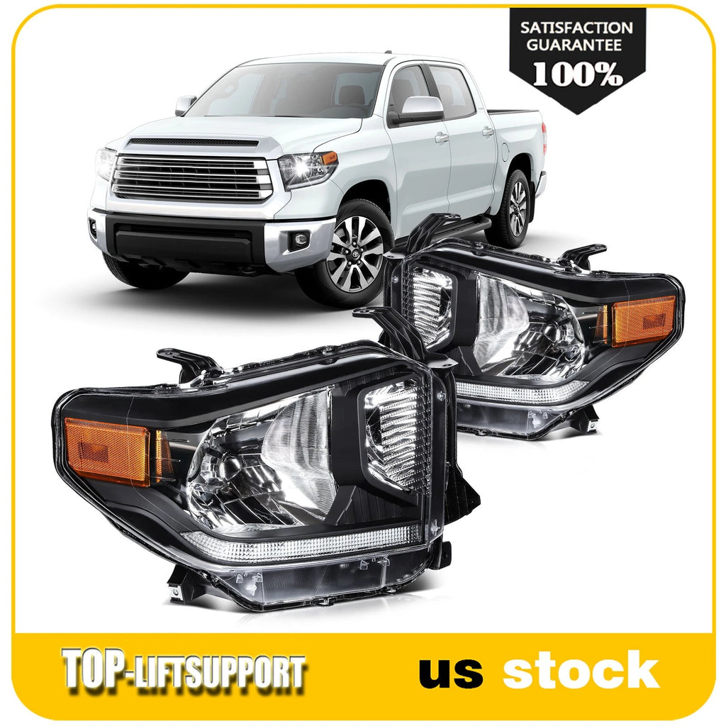 2X LED Headlight Assembly for Toyota Tundra (2014–2021)