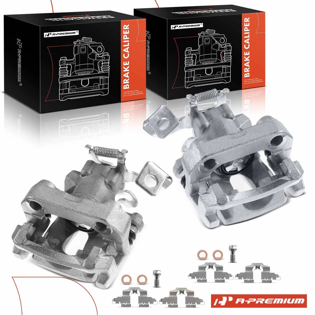Rear Brake Calipers with Bracket for Toyota Prius Plug-In (2010-2015)