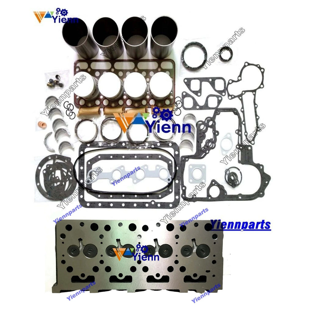 Cylinder Head Assy Overhaul Rebuild Kit for Kubota Bobcat 733 743 (V1702)