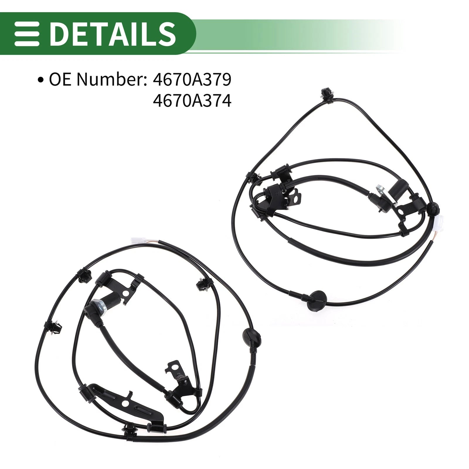 ABS Wheel Speed Sensor Kit No. 4670A379 for Mitsubishi Galant (1994–2002)