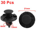30 Pcs Black Plastic Rivet Clips for Nissan Teana Tiida (2003–2019)