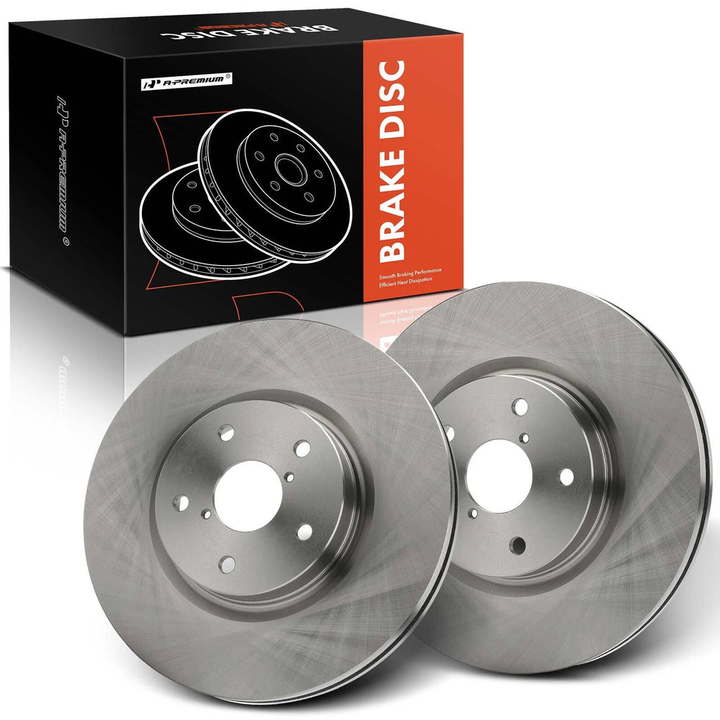 Set of 2 Front Disc Brake Rotors for Subaru Outback (2015–2019)