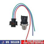 Fuel Rail Pressure Sensor w/ Connector for Dodge Ram 6.7L (2009–2010)