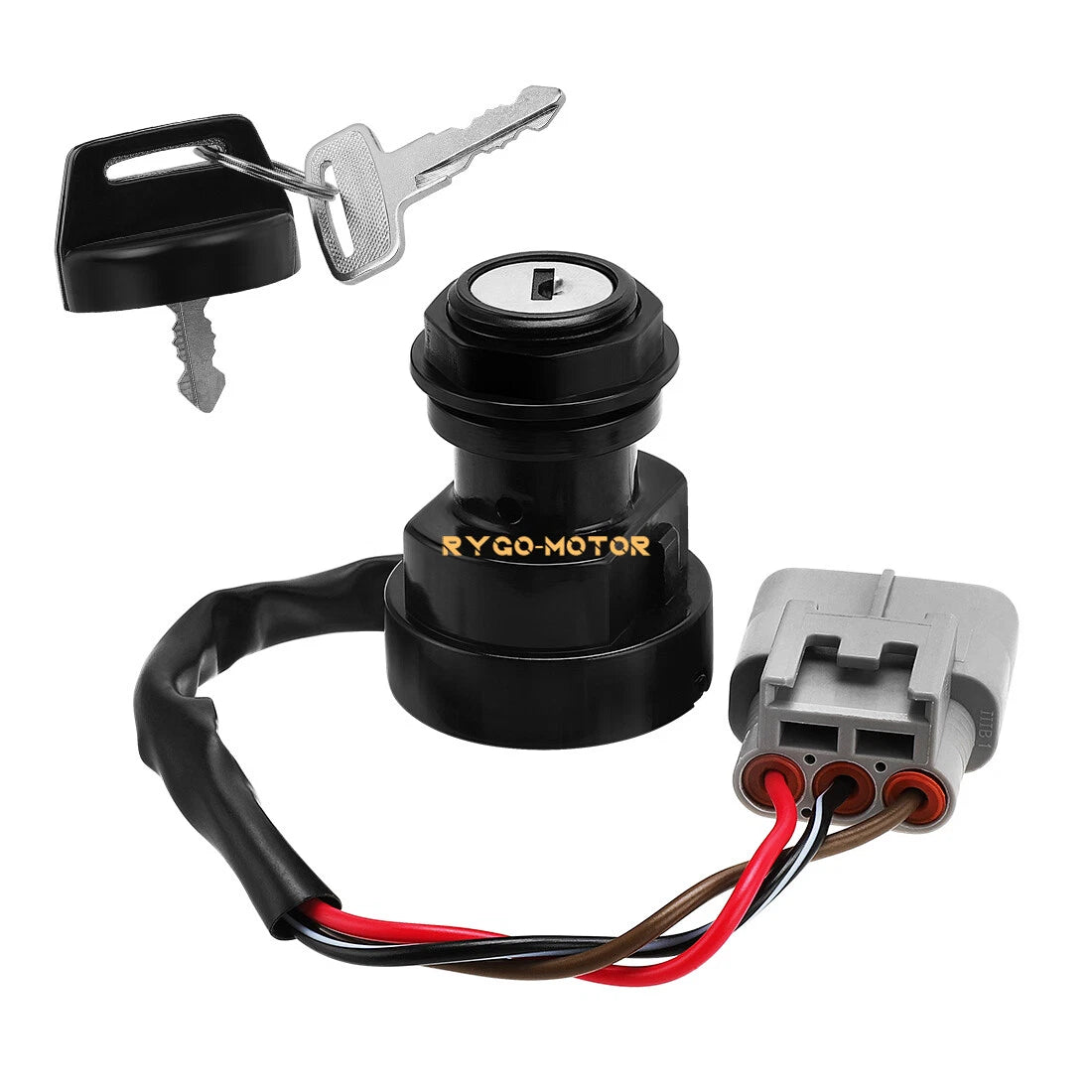 Ignition Key Switch for Yamaha Grizzly Kodiak YFM 400 450 550 600 700 (2000–2023)
