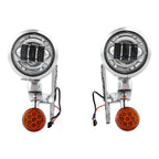 LED Turn Signal Fog Light Bracket for Harley Electra Glide (1994–2023)