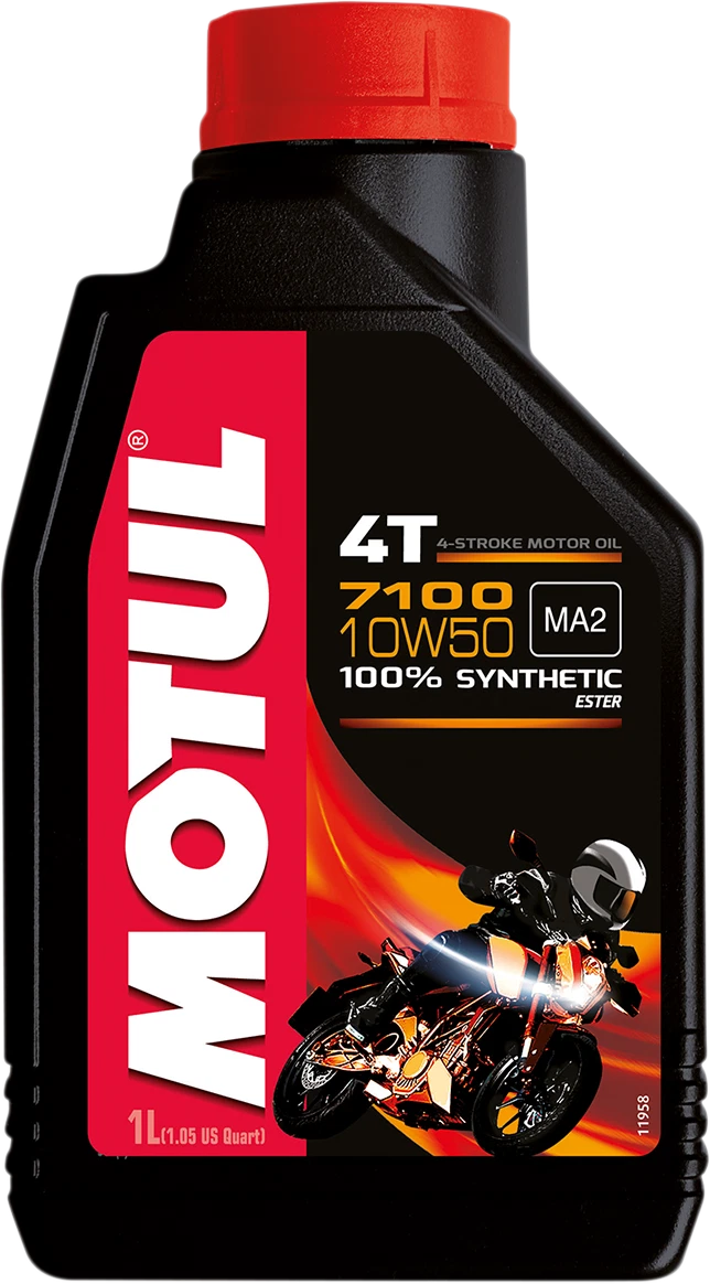 MOTUL 7100 4T Synthetic Oil 10W-50 for Motorcycle (1L) 104097