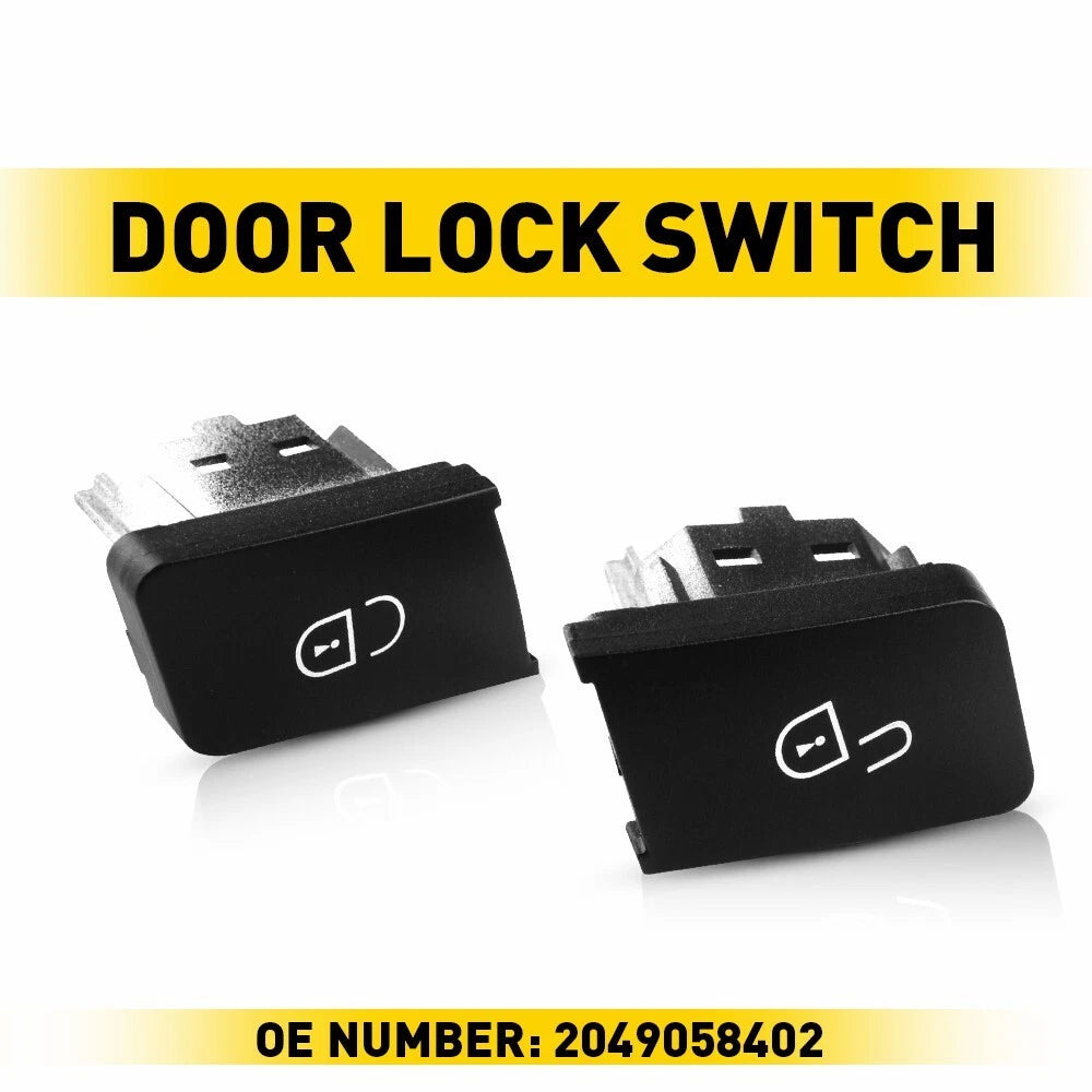 Door Lock Switch Button for Mercedes Benz W204 W212 (2009–2014)