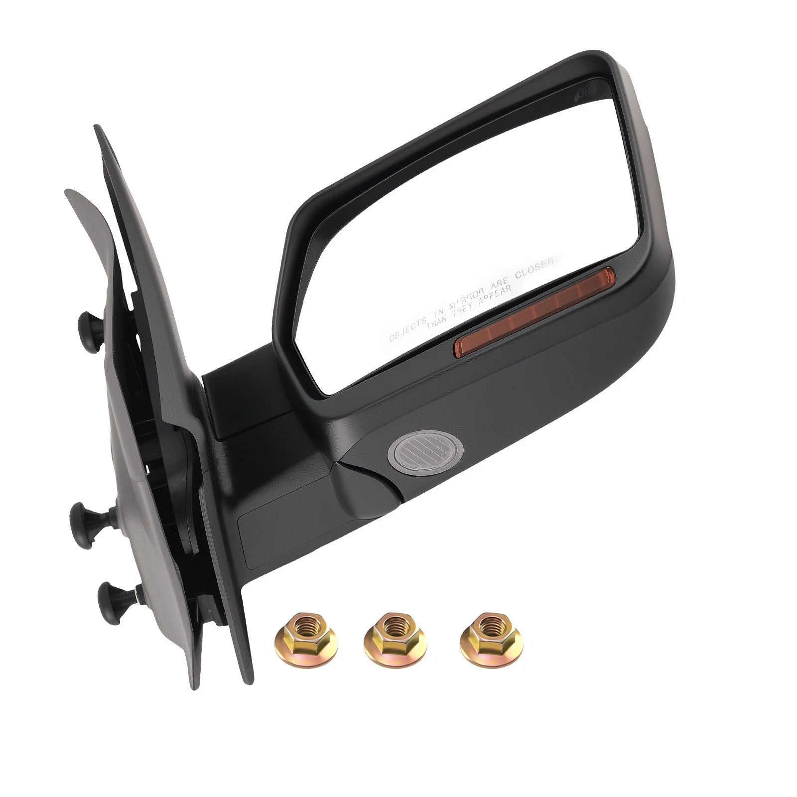 Right Mirror Assembly for Ford F-150 (2009–2010) 9L3Z17682CB Black Plastic