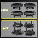 Set of 4 Exterior Door Handles for Chevrolet Aveo (2004–2011)