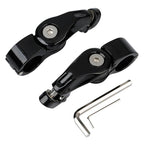 1-1/4" Short Angled Highway Footpeg Pegs for Harley Touring Softail
