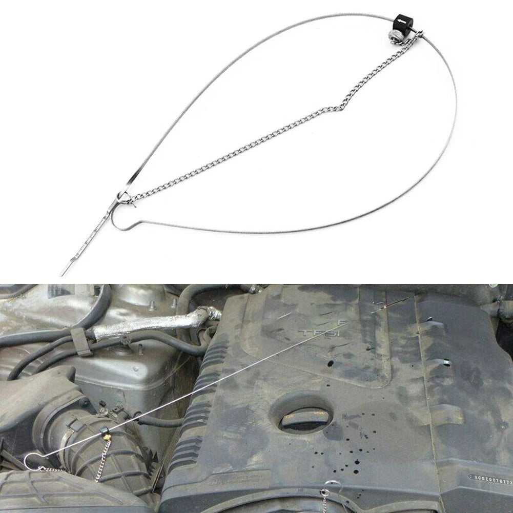 Adjustable Engine Oil Dipstick Gauge Tool for Audi A6 A5 A4 (3.2L 4.2L) T40178