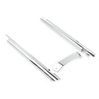 Chrome Down Tube Frame Covers for Harley Softail Twin Cam (2000-2006)