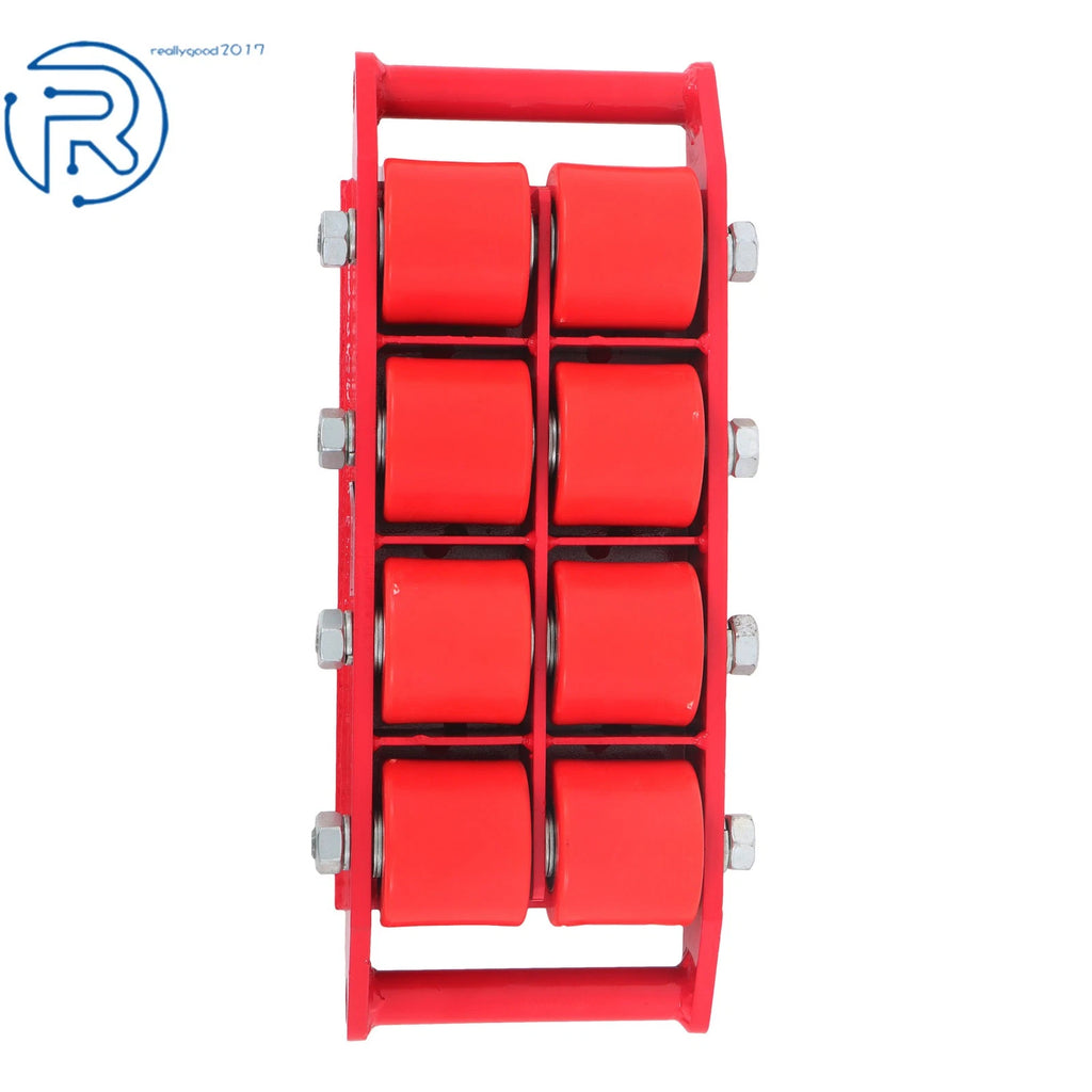 12 Ton Machine Dolly Skate Roller Cargo Trolley Heavy Duty