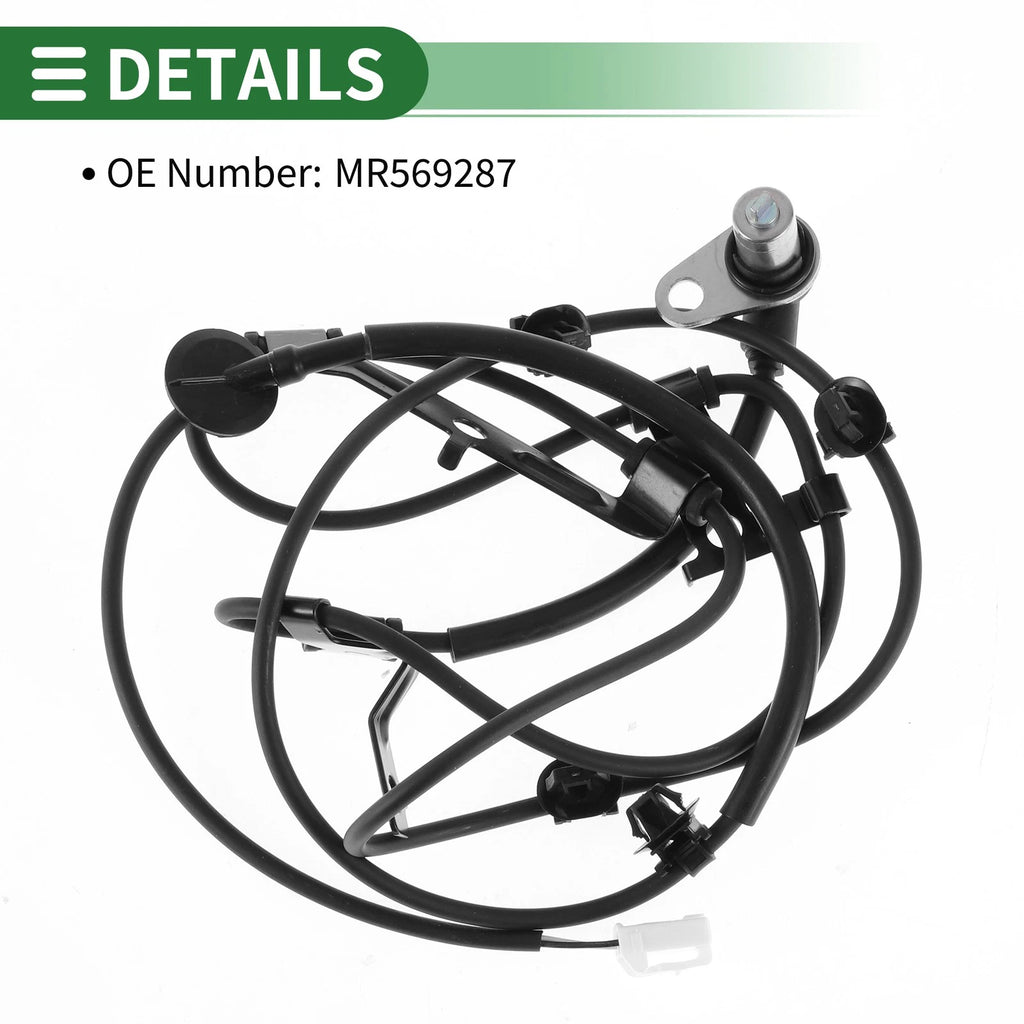 ABS Wheel Speed Sensor MR569287 for Mitsubishi Galant (2004–2012) Rear Left