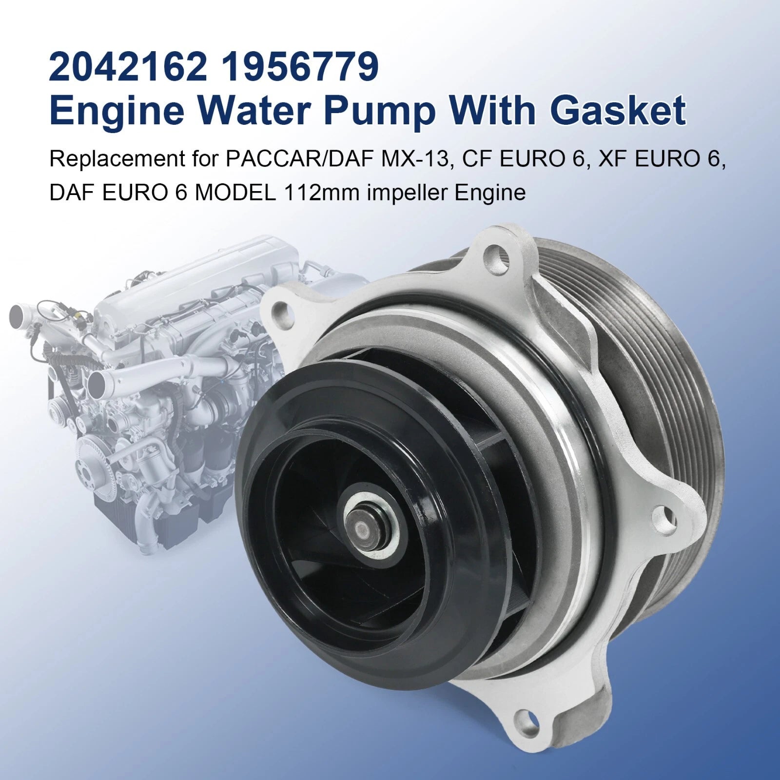Water Pump for PACCAR DAF MX13 (2013-2023)