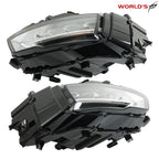 Set of 2 Chrome LED Headlights for Nissan Rogue SL/SV (2021–2023)