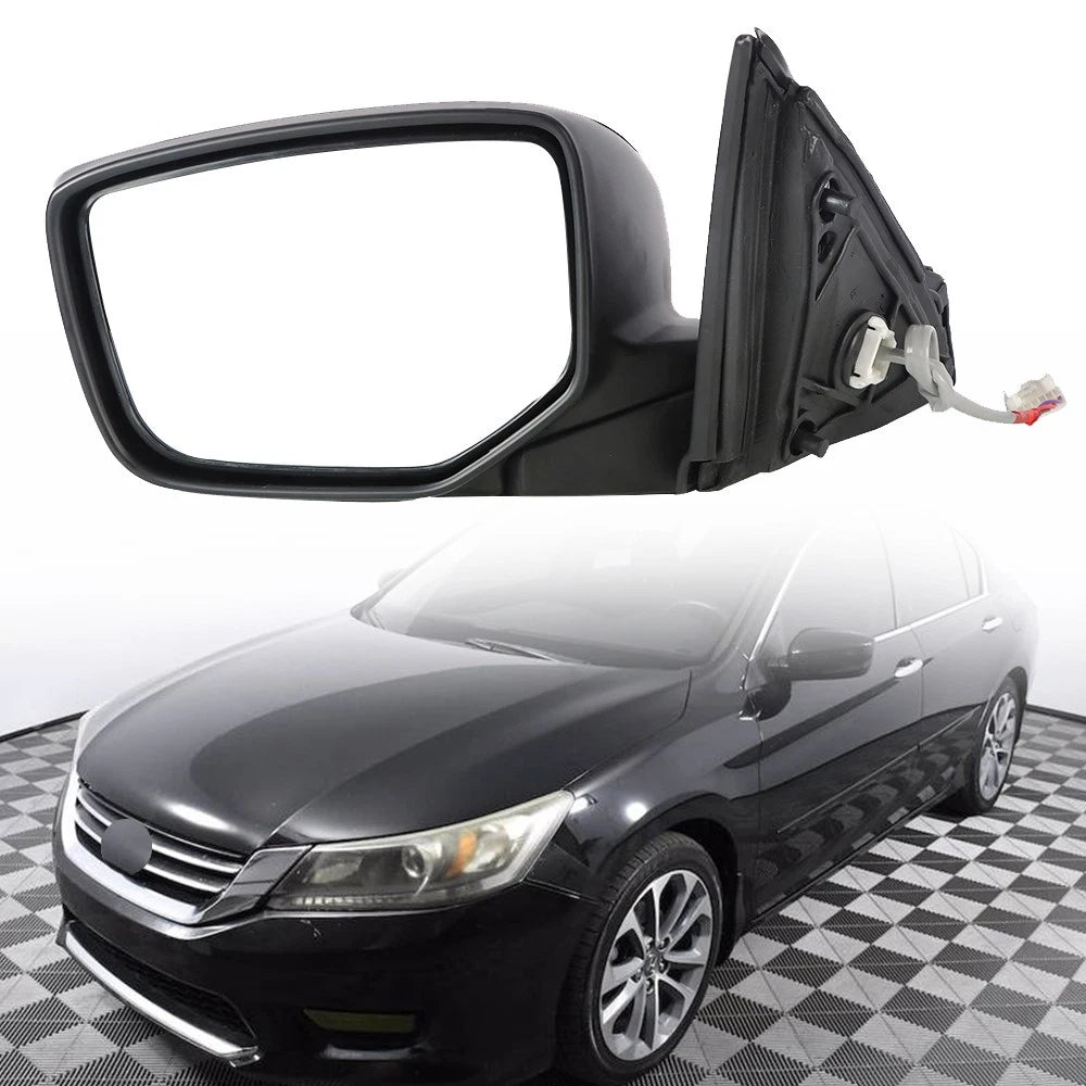Rearview Mirror for Honda Accord (2013-2016) Black Left Side