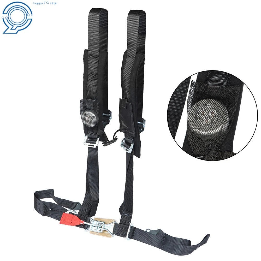 Set of 4 Padded 2" Seat Belt Harness for Polaris RZR XP S 4 1000 (2014–2023)