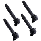 4X Engine Coil Set for Mitsubishi Galant Eclipse (2004–2012) UF532 E1032 Black