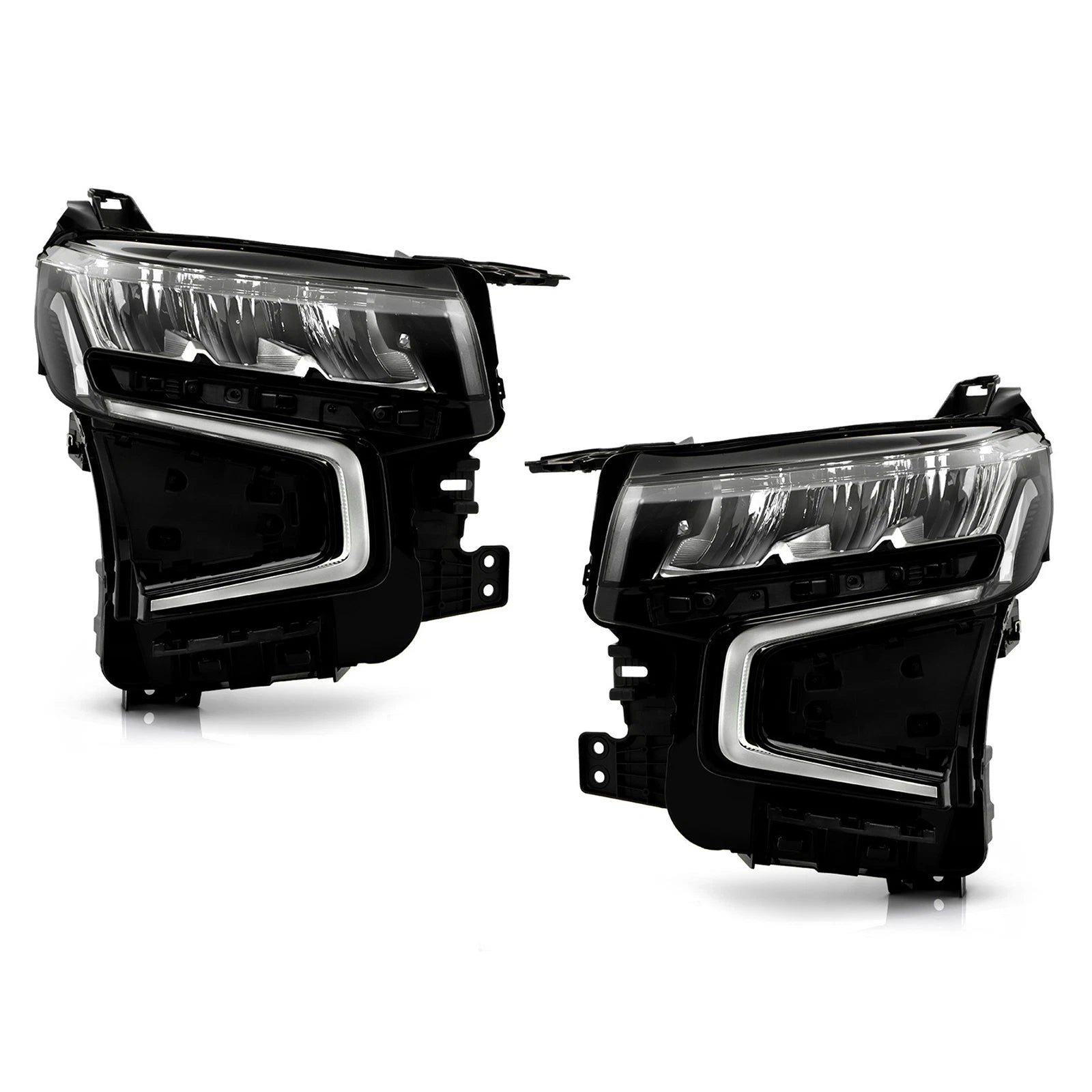 Full LED Headlight Lamp Set for Chevy Tahoe/Suburban (2021–2024)