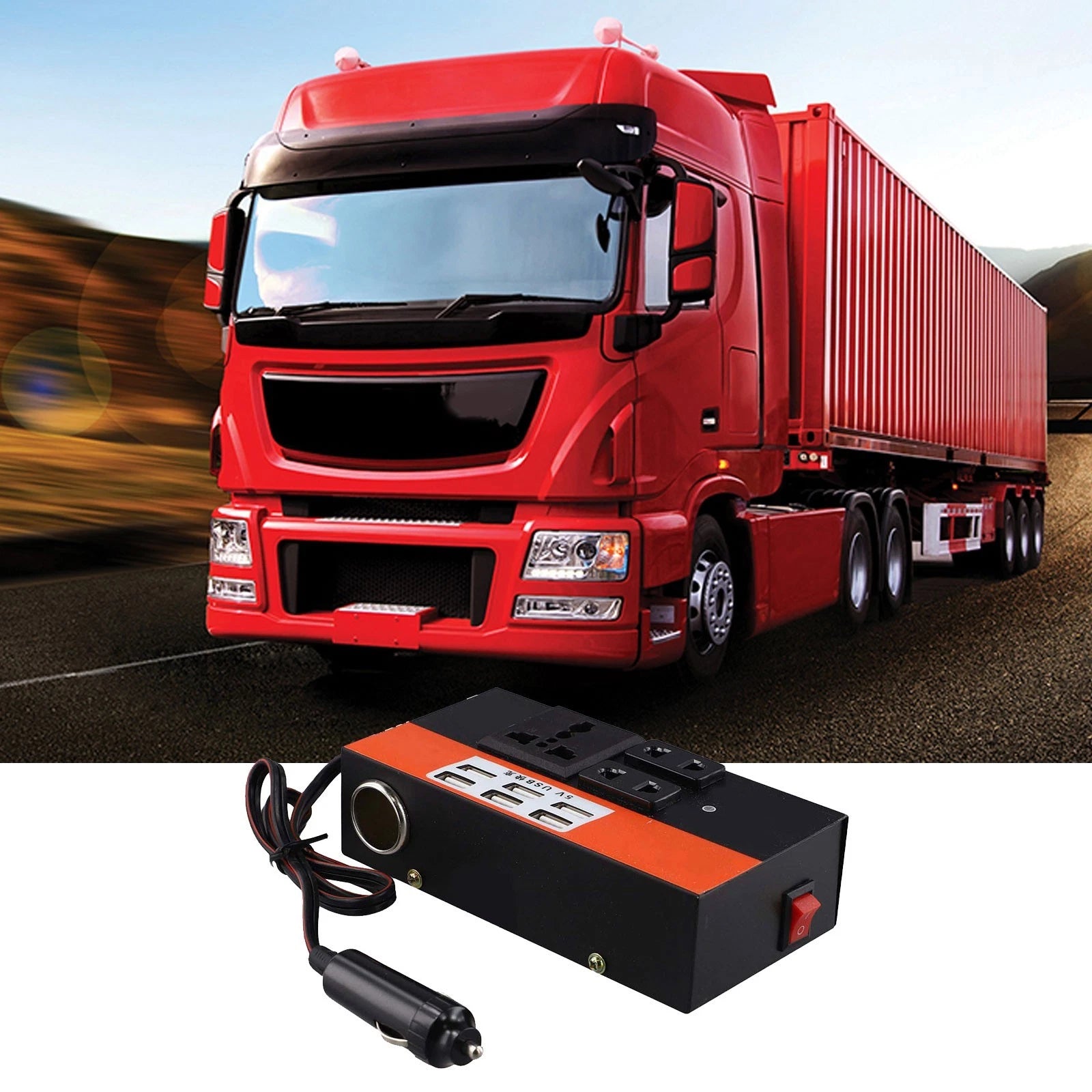 1500W Peak Car Inverter 12V/24V to 110V/220V