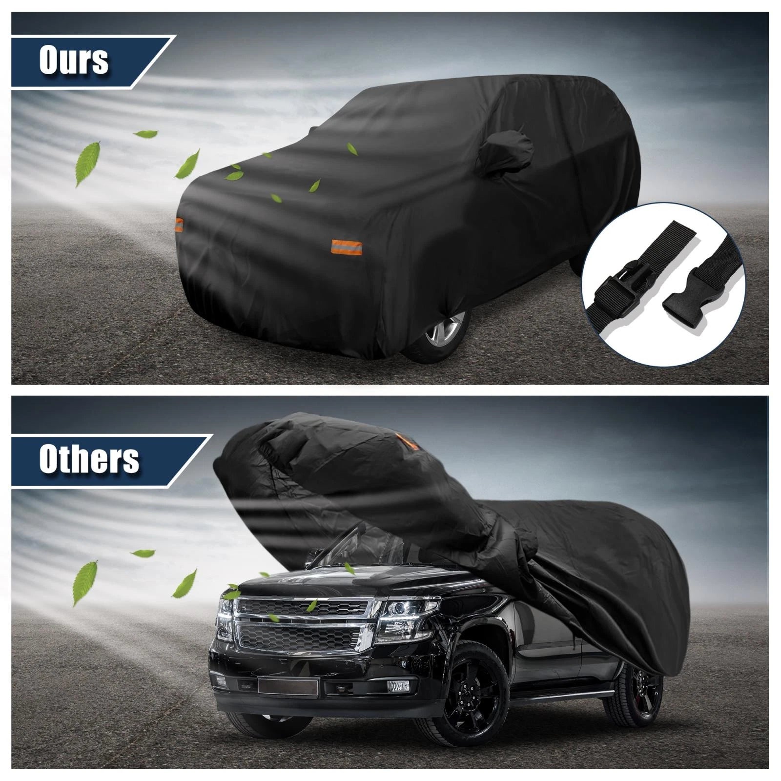 SUV Car Cover for Chevrolet Tahoe (2000–2023) - Sun Rain Dust Snow Protection