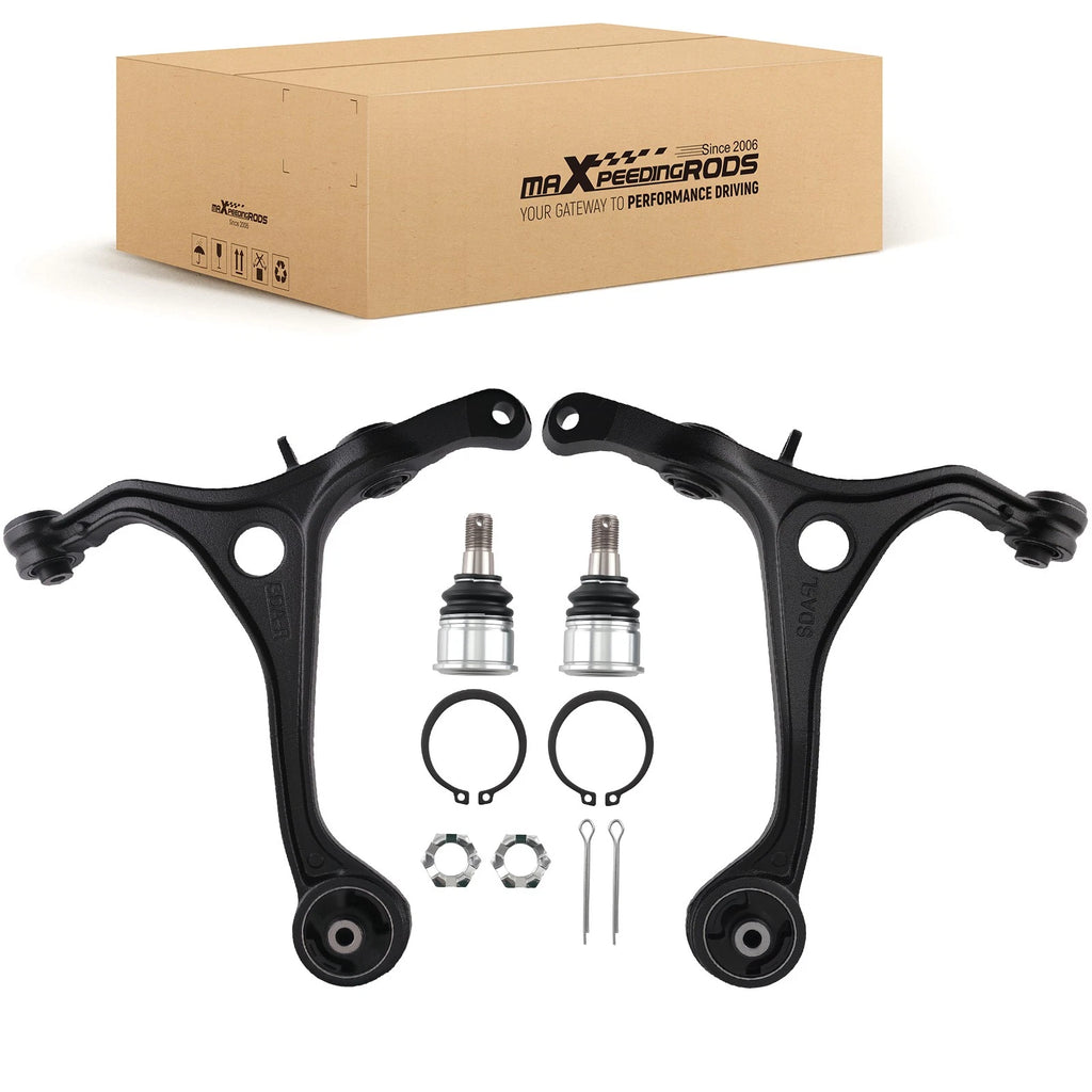 Front Lower Control Arms + Ball Joints For Honda Accord 2003 2005 2005 2006 2007