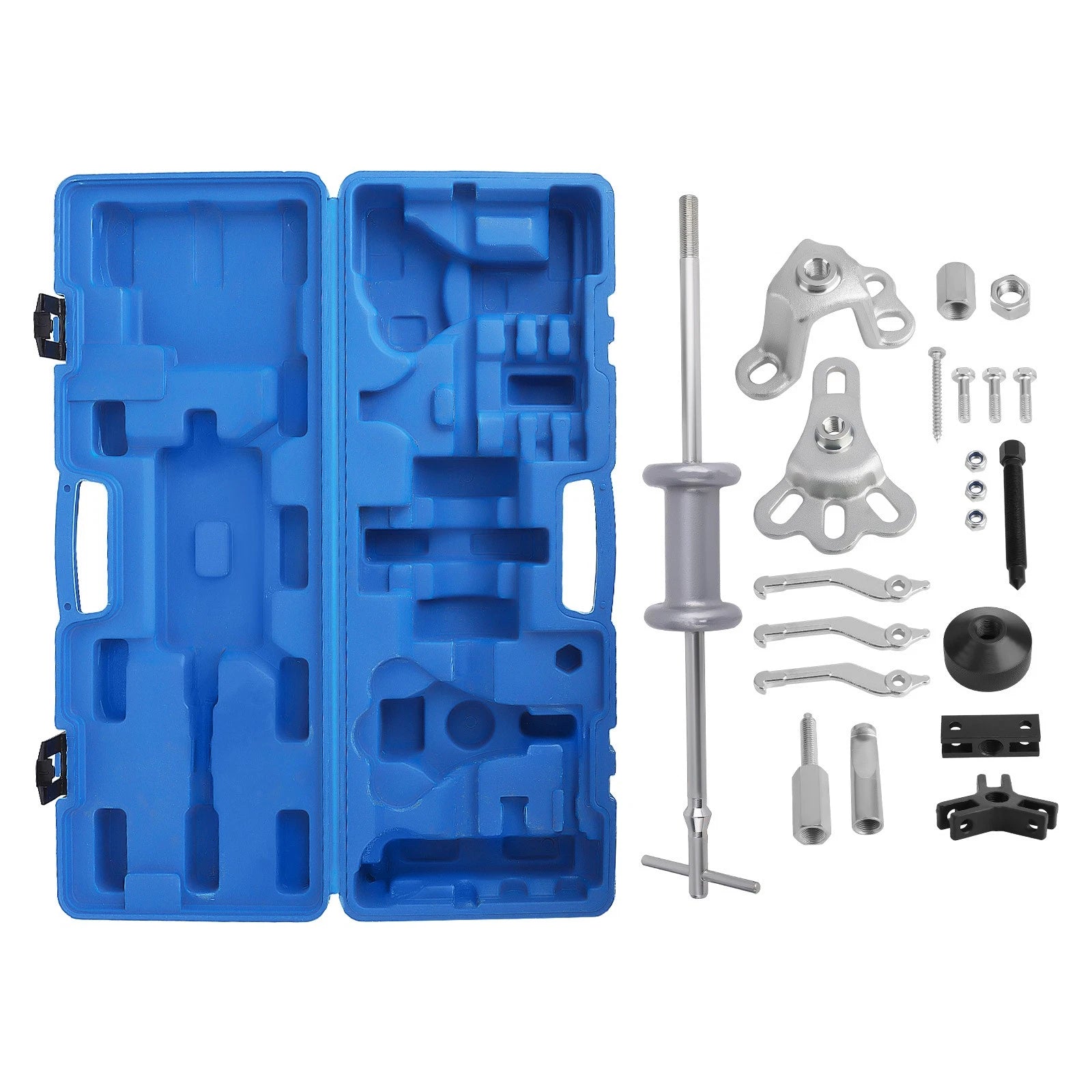 Slide Hammer Dent Puller Tool Kit for Universal Use (17-Piece)