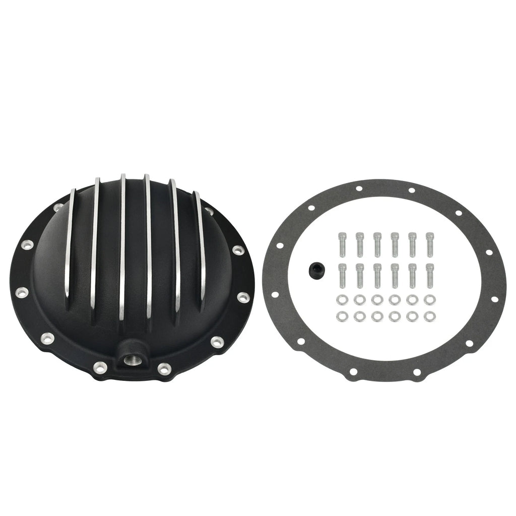 Rear Differential Cover with Gasket & Drain Plug for Jeep AMC Model 20 (12 Bolts)