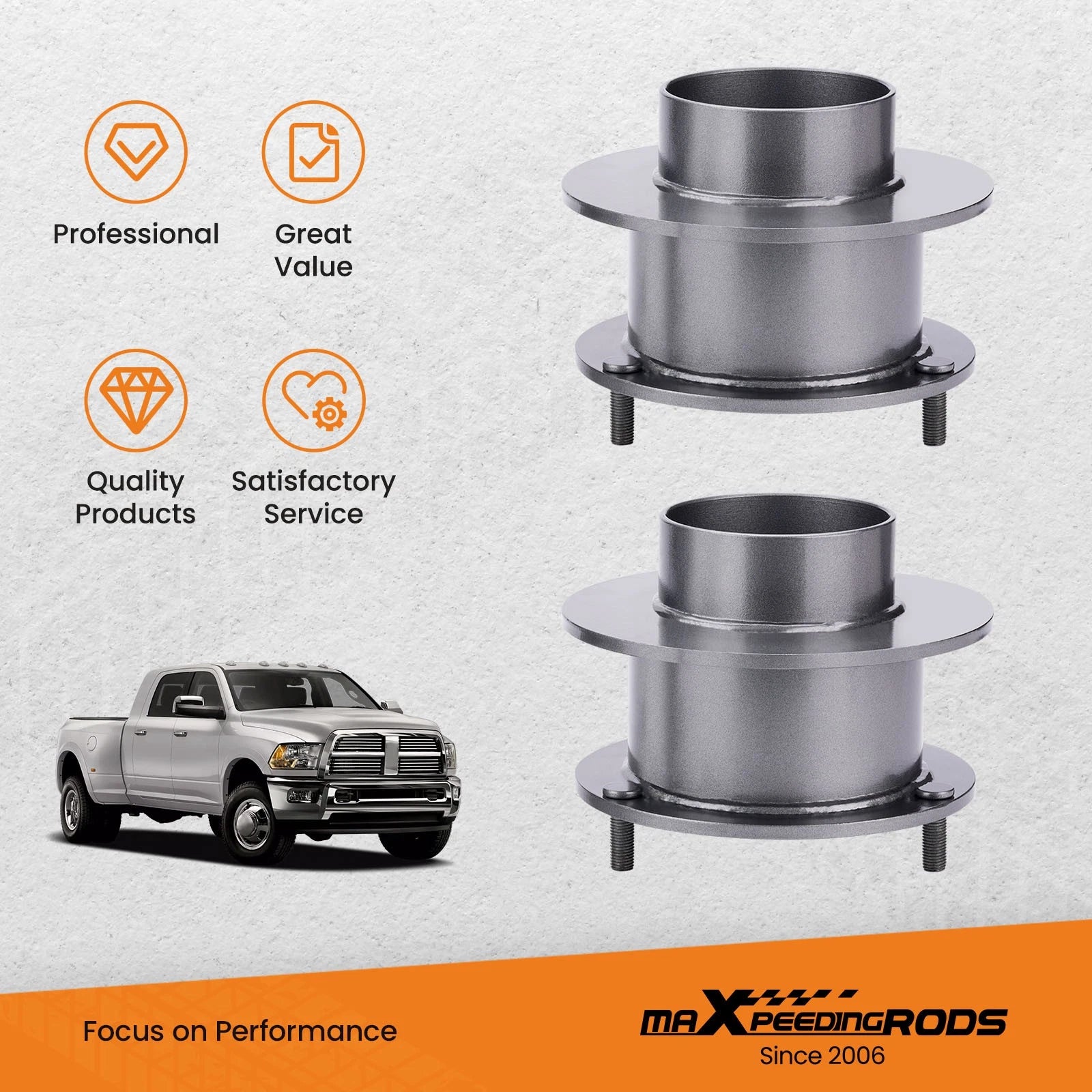 3.5 Inch Front Leveling Lift Kit for Dodge Ram 2500 3500 4WD (1994–2013)