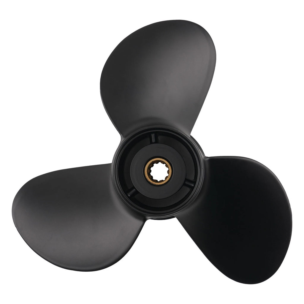 10 Spline Boat Propeller for Suzuki DF15 DF20A (8-20HP, 58100-90L60-019, 10")