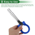 Tow Hook for Mitsubishi Lancer EX (2007–2012) 23.6mm Aluminum Alloy Blue