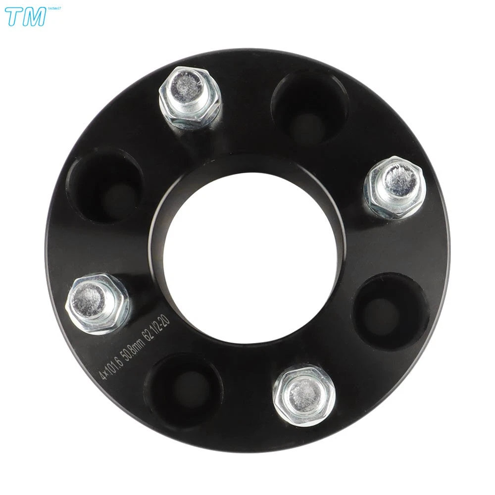 Set of 4 Wheel Spacers for GO Golf Cart (4x2", 4x4", 62mm Hub Bore, 1/2x20 Studs)