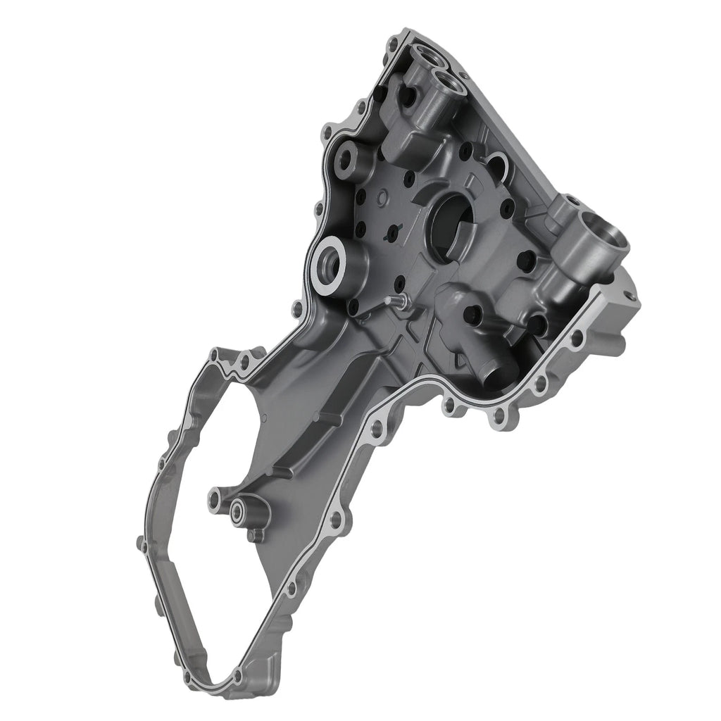 Aluminum Timing Cover for Nissan Altima 2.5L (2002–2006) 135008J002 Silver