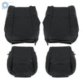 Set of 2 Black Leather Seat Covers for Ram 1500 (2013–2018)
