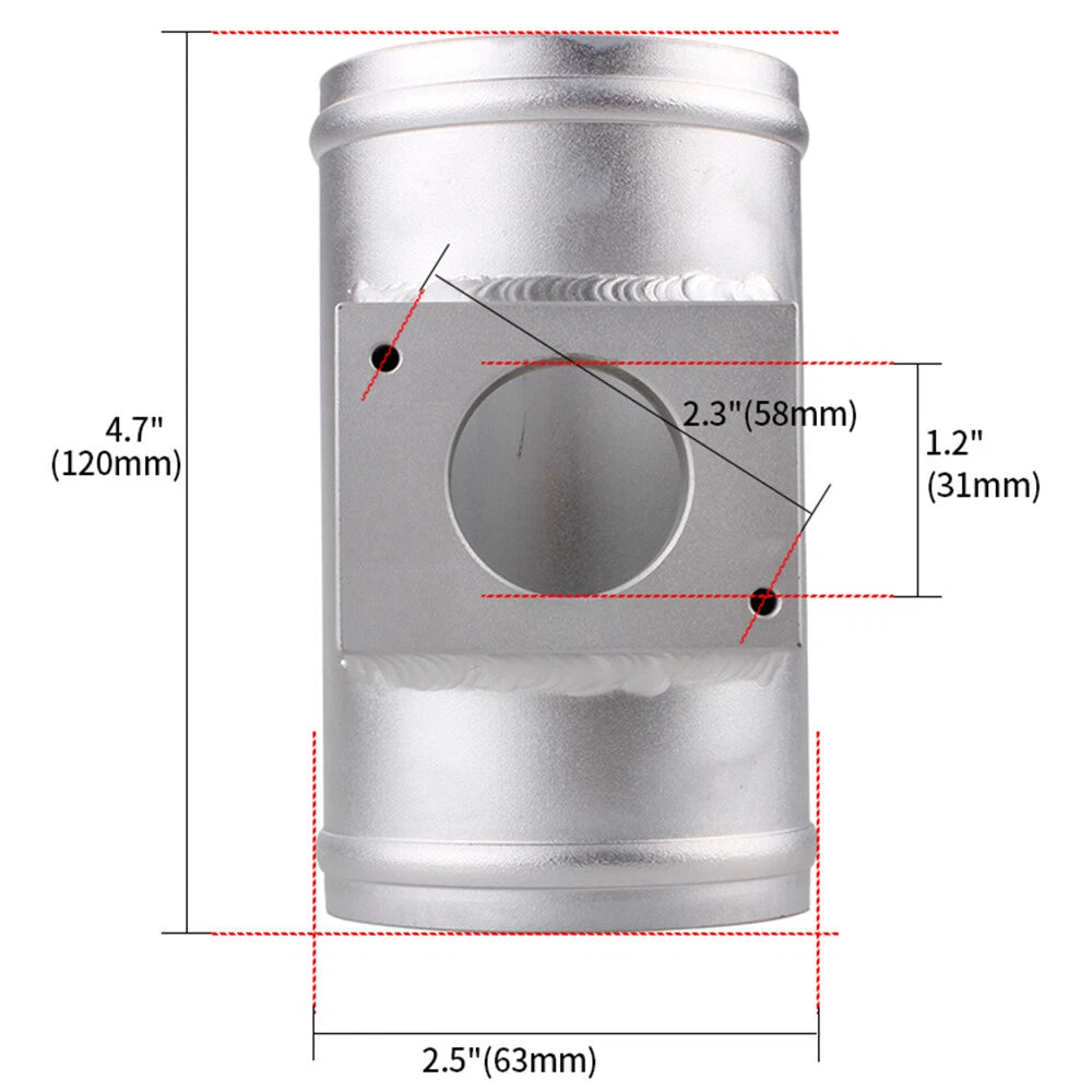 63mm Air Flow Sensor MAF Adapter Tube for Mitsubishi ASX Lancer Outlander