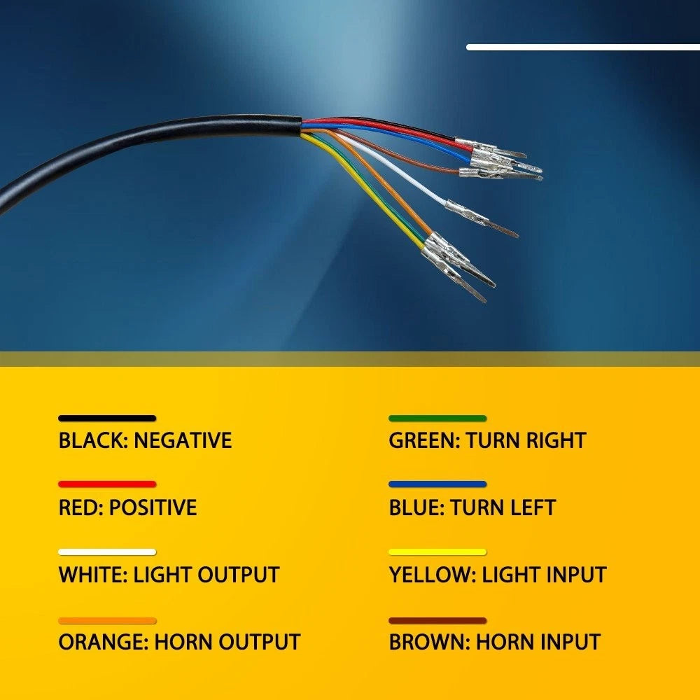 Handlebar Headlight Turn Signal Horn Switch for Motorcycle Scooter (1-3X)