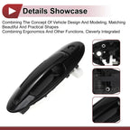 Car Exterior Door Handle for Hyundai Sonata (2015–2019) No. 836503C000 Black ABS