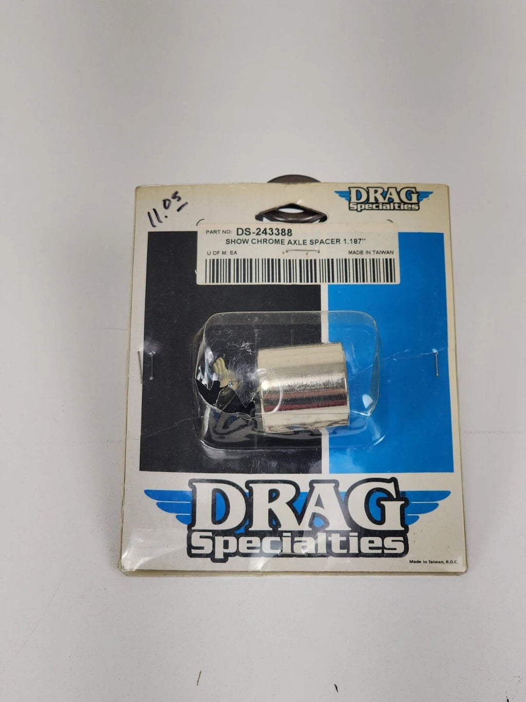 Chrome Outer Axle Spacer 1.18750in. DS-243388 for Harley Davidson