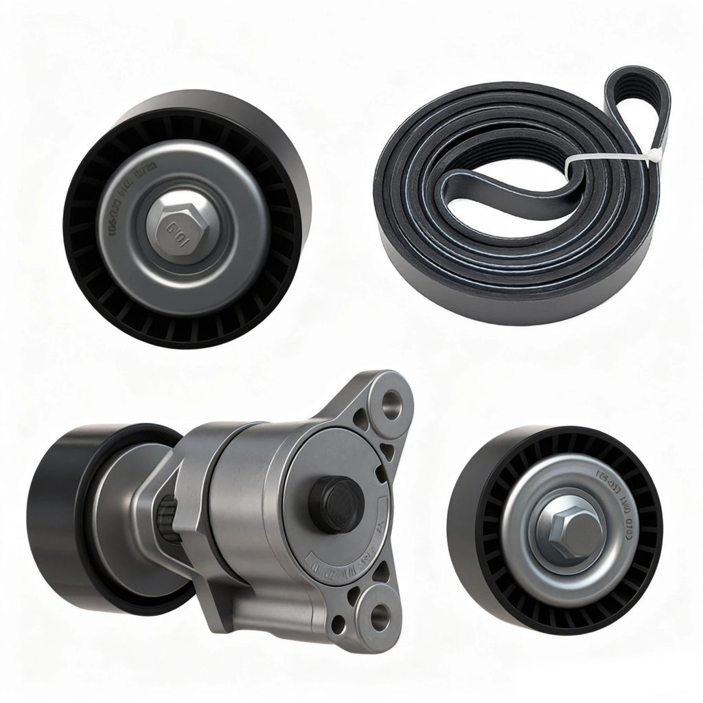 Serpentine Belt Tensioner Pulley Kit for Jeep Compass (2008–2017) & Dodge Caliber (2008–2012)