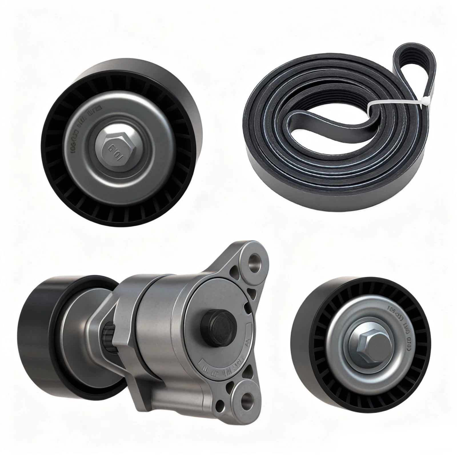 Serpentine Belt Tensioner Pulley Kit for Jeep Compass (2008–2017) & Dodge Caliber (2008–2012)