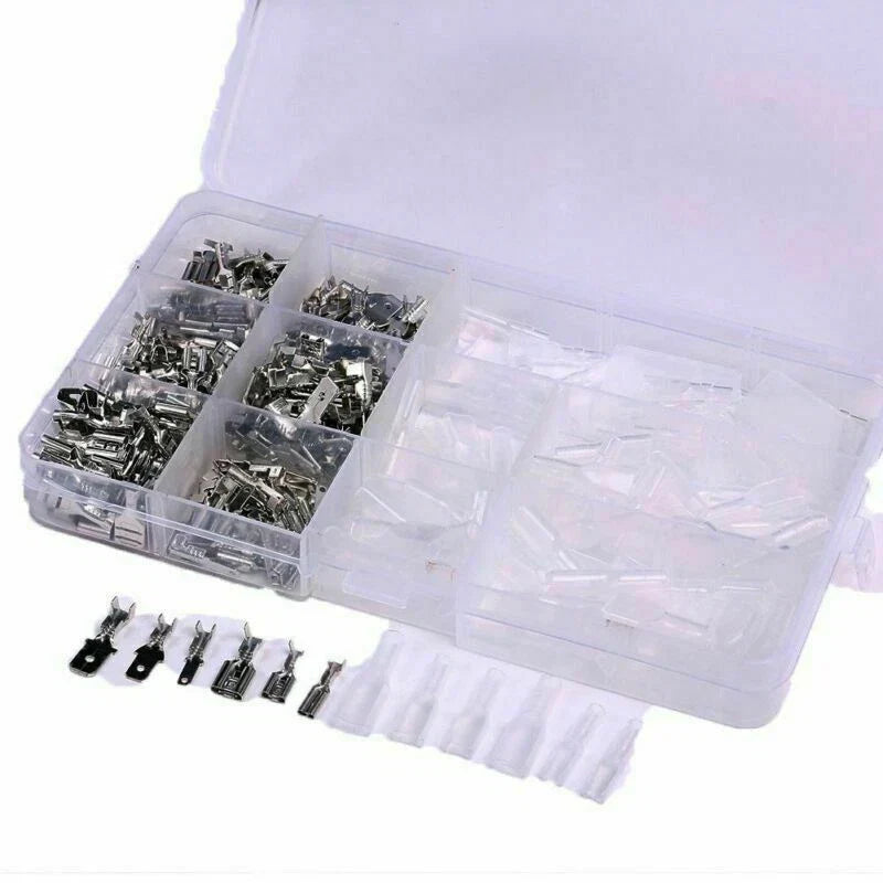 270pc Electrical Wire Crimp Connectors Male Female Spade Assortment