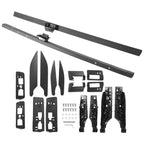 Aluminum Black Roof Rack for Honda Odyssey (2011–2017) 75KG Capacity