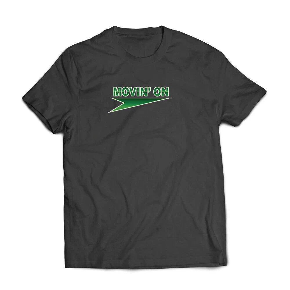 Graphic Trucker T-Shirt & Hoodie for Big Rig Trucks (Movin On)