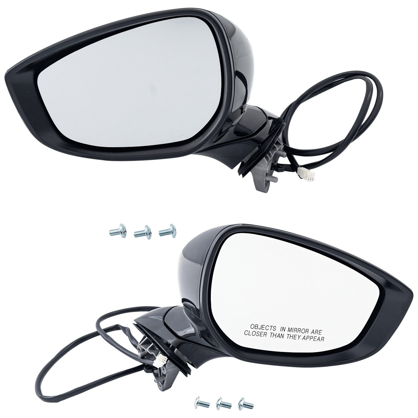 Set of 2 Mirrors for Mazda 3 Sedan